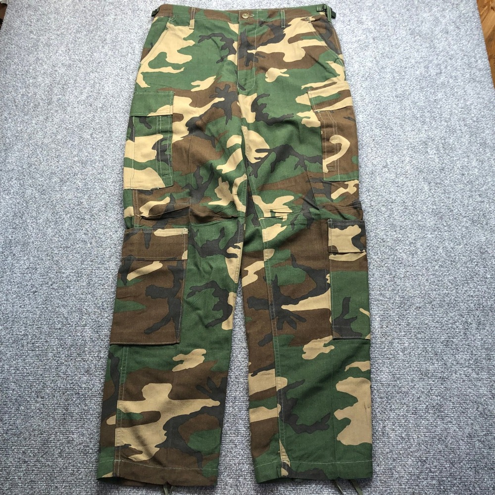 US Military BDU Cargo Pants Woodland Camo Medium Regular 8415-01-345-5226